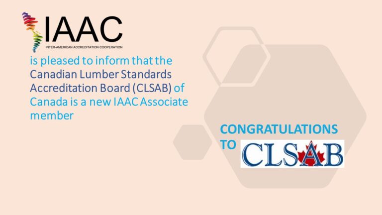 CLSAB of Canada - New IAAC Associate member