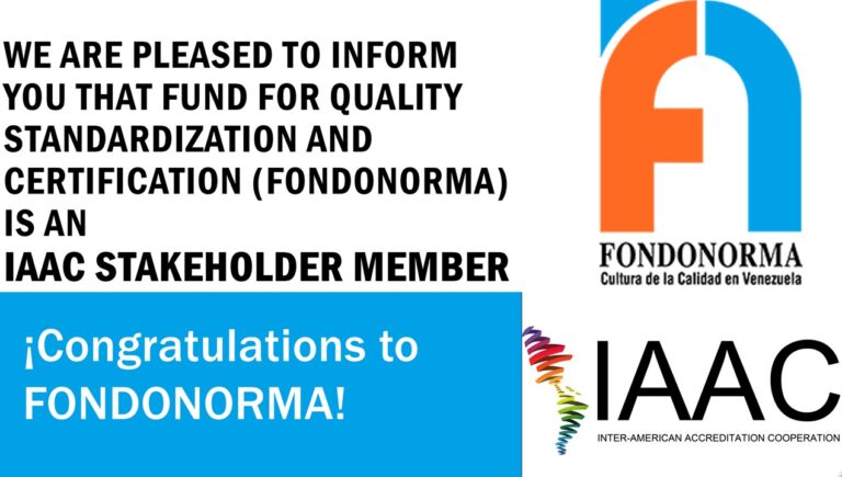 FONDONORMA new IAAC member