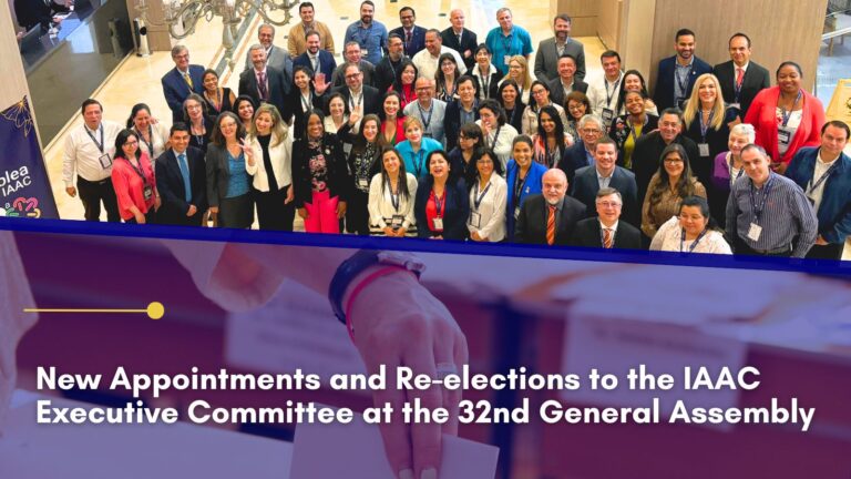 New Appointments and Re-elections to the IAAC Executive Committee at the 32nd General Assembly