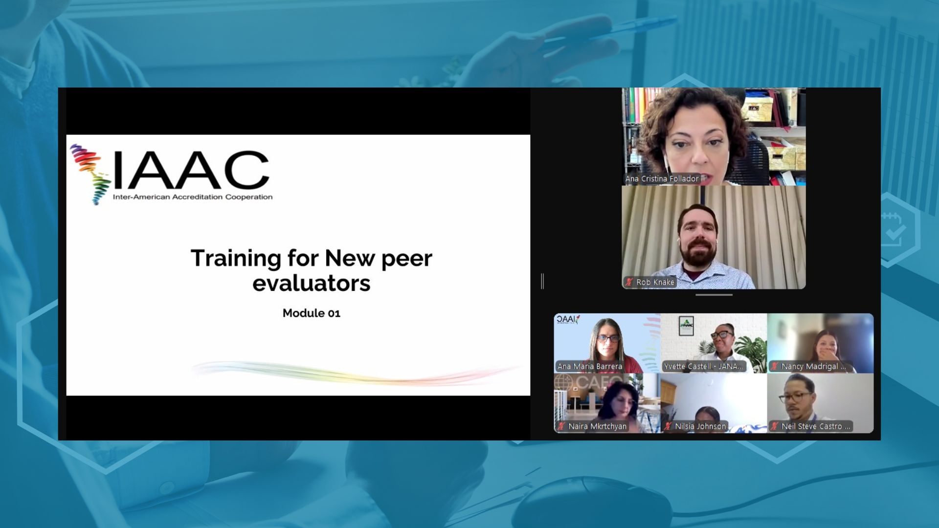 The Virtual Workshop for New IAAC Peer Evaluators Has Concluded