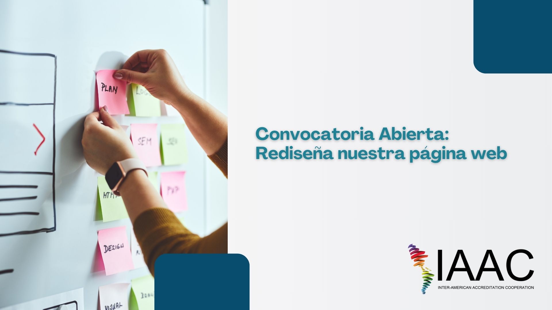 ¡Convocatoria Abierta! Presenta tu Propuesta para la Actualización del Sitio Web de IAAC